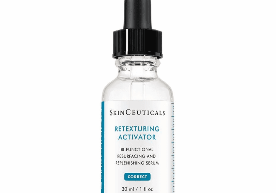 A bottle of Skinceuticals Texturizing Activator serum with dropper.